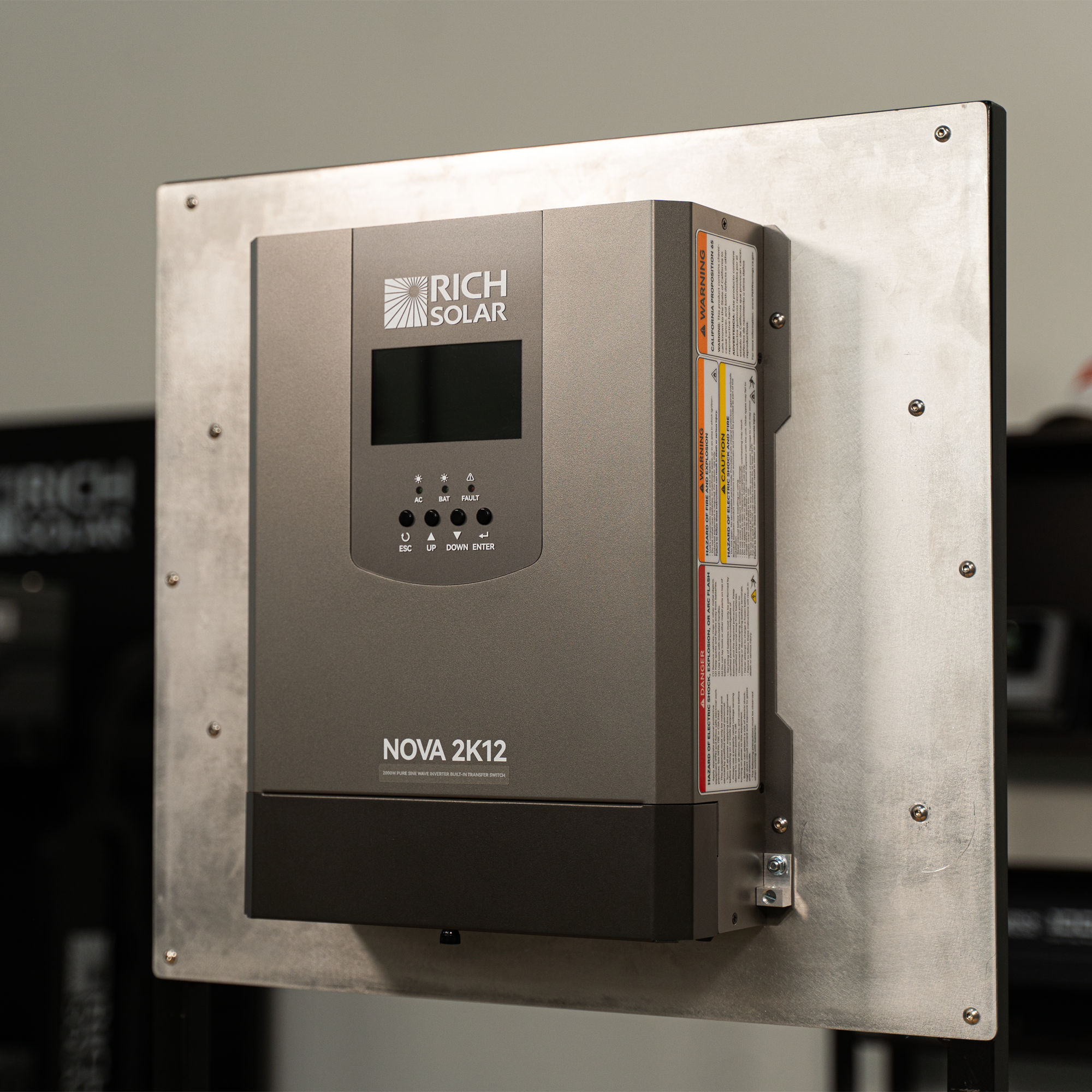 NOVA 2K12 — 2000W 12V Pure Sine Wave Inverter with Built-in Transfer Switch