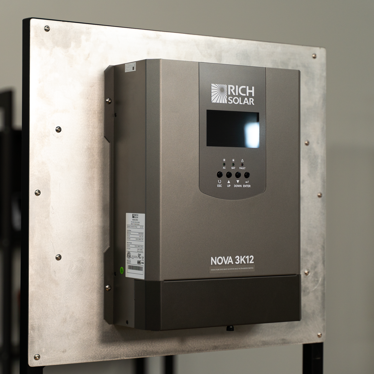 NOVA 3K12 — 3000W 12V Pure Sine Wave Inverter with Built-in Transfer Switch