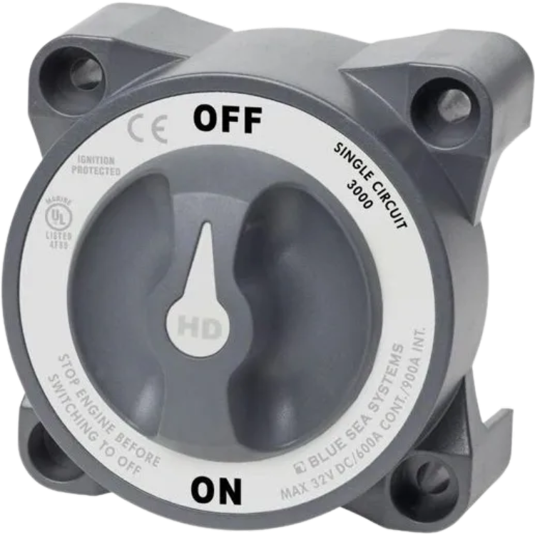 600 AMP HD-Series Heavy Duty On-Off Manual Battery Switch